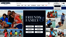 What Landsend.com website looked like in 2022 (3 years ago)