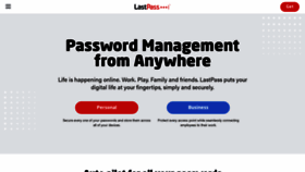What Lastpass.com website looked like in 2022 (2 years ago)