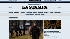 What Lastampa.it website looked like in 2022 (2 years ago)