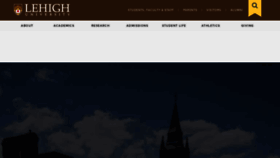 What Lehigh.edu website looked like in 2022 (2 years ago)