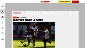 What Lequipe.fr website looked like in 2022 (2 years ago)