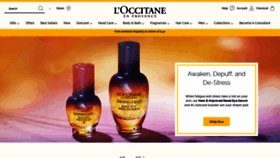 What Loccitane.com website looked like in 2022 (2 years ago)
