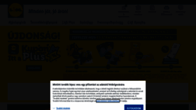What Lidl.hu website looked like in 2022 (2 years ago)