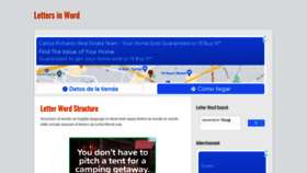 What Letterword.com website looked like in 2022 (2 years ago)