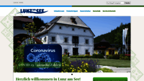 What Lunz.at website looked like in 2022 (2 years ago)