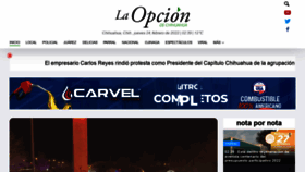 What Laopcion.com.mx website looked like in 2022 (2 years ago)