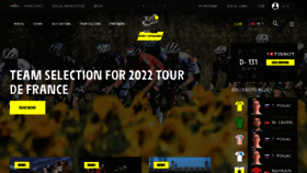 What Letour.fr website looked like in 2022 (3 years ago)