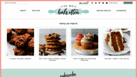 What Livewellbakeoften.com website looked like in 2022 (2 years ago)