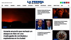 What Laprensa.com.ar website looked like in 2022 (3 years ago)