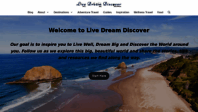 What Livedreamdiscover.com website looked like in 2022 (2 years ago)