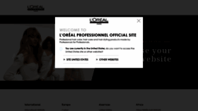 What Lorealprofessionnel.com website looked like in 2022 (2 years ago)