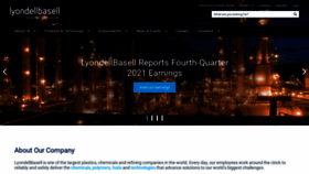 What Lyondellbasell.com website looked like in 2022 (2 years ago)