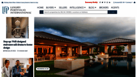 What Luxuryportfolio.com website looked like in 2022 (2 years ago)