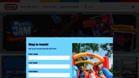 What Littletikes.com website looked like in 2022 (2 years ago)