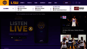 What Lsusports.net website looked like in 2022 (2 years ago)