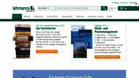 What Lehmanns.de website looked like in 2022 (2 years ago)