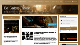 What Lesalonbeige.fr website looked like in 2022 (2 years ago)