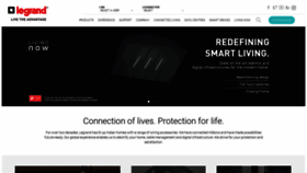 What Legrand.co.in website looked like in 2022 (3 years ago)