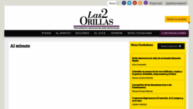 What Las2orillas.co website looked like in 2022 (2 years ago)