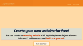 What Loginblogin.com website looked like in 2022 (2 years ago)