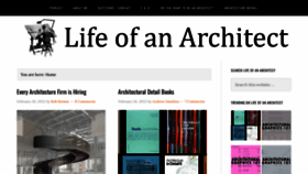 What Lifeofanarchitect.com website looked like in 2022 (2 years ago)