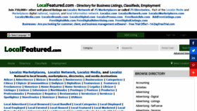What Localfeatured.com website looked like in 2022 (2 years ago)