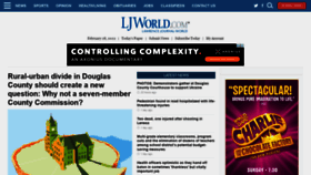 What Ljworld.com website looked like in 2022 (2 years ago)