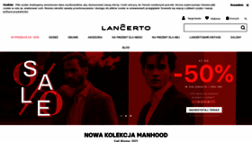 What Lancerto.com website looked like in 2022 (2 years ago)