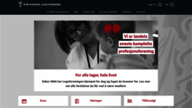 What Legeforeningen.no website looked like in 2022 (2 years ago)