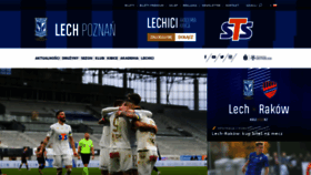What Lechpoznan.pl website looked like in 2022 (2 years ago)