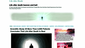 What Lifeafterdeathheavenandhell.com website looked like in 2022 (2 years ago)