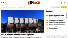 What Lessor38.fr website looked like in 2022 (2 years ago)