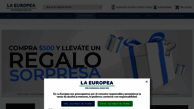 What Laeuropea.com.mx website looked like in 2022 (2 years ago)
