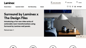 What Laminex.com.au website looked like in 2022 (3 years ago)