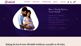 What Lifecell.in website looked like in 2022 (4 years ago)