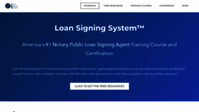 What Loansigningsystem.com website looked like in 2022 (2 years ago)