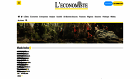 What Leconomiste.com website looked like in 2022 (2 years ago)