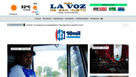 What Lavozdesanjusto.com.ar website looked like in 2022 (2 years ago)
