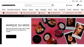 What Lookfantastic.fr website looked like in 2022 (2 years ago)