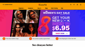 What Lensmartonline.com website looked like in 2022 (3 years ago)