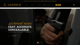 What Leupold.com website looked like in 2022 (2 years ago)