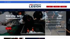 What Legion.org website looked like in 2022 (2 years ago)