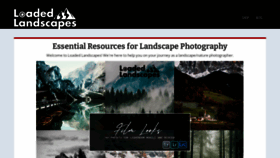 What Loadedlandscapes.com website looked like in 2022 (2 years ago)
