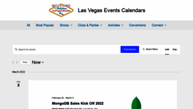 What Lasvegascalendars.com website looked like in 2022 (2 years ago)