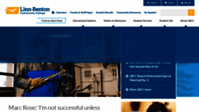 What Linnbenton.edu website looked like in 2022 (2 years ago)