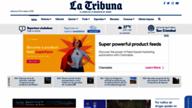 What Latribuna.cl website looked like in 2022 (2 years ago)