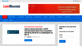 What Lawbhoomi.com website looked like in 2022 (2 years ago)