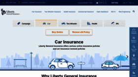 What Libertyinsurance.in website looked like in 2022 (2 years ago)