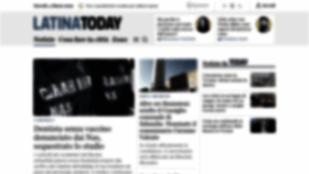 What Latinatoday.it website looked like in 2022 (3 years ago)