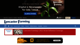 What Lancasterfarming.com website looked like in 2022 (2 years ago)